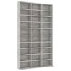 vidaXL Arm&aacute;rio p/ CD 102x16x177,5cm derivados de madeira cinza cimento