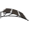 vidaXL Toldo de porta 200x75 cm PC preto