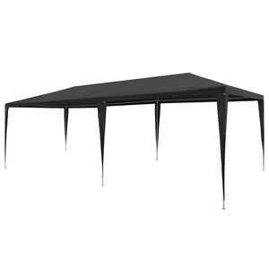 vidaXL Tenda para festas 3x6 m PE antracite