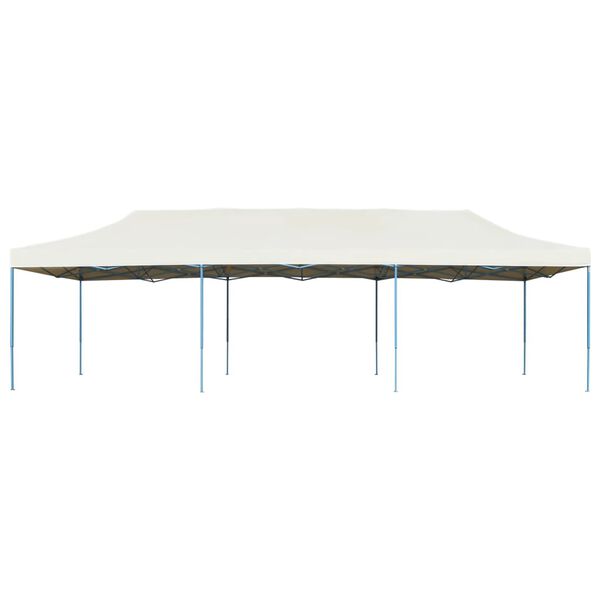 vidaXL Tenda para festas pop-up dobrável 3x9 m creme