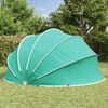 vidaXL C&uacute;pula de Piscina Manual Verde 430 x 430 x 210 cm