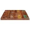 vidaXL Tampo de mesa retangular 60x50x2,5 cm madeira recuperada maci&ccedil;a