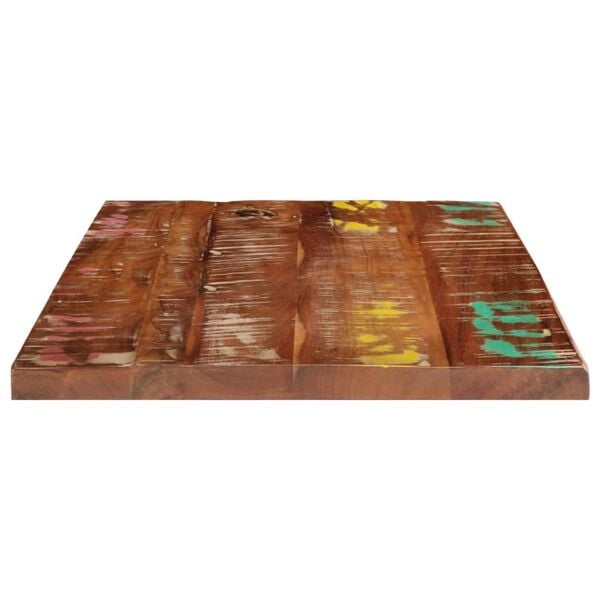 vidaXL Tampo de mesa retangular 60x50x2,5 cm madeira recuperada maci&ccedil;a