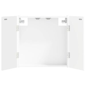 vidaXL Arm&aacute;rio para Dartboard ARNHEM Branco 52,5 x 10,5 x 53,5 cm