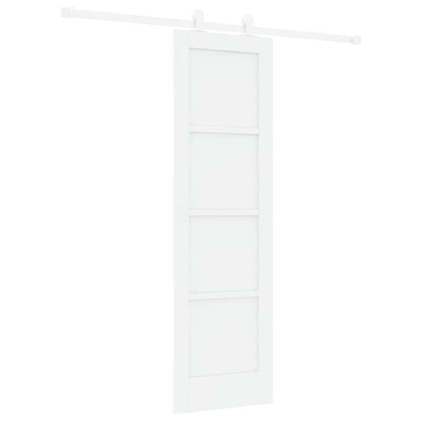 vidaXL Porta Deslizante Branco 61 x 198,5 cm