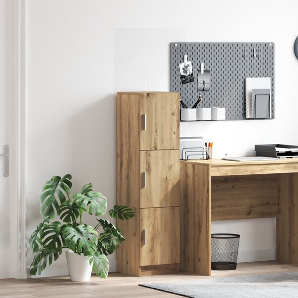 vidaXL Buff&ecirc; Carvalho Artesanal 31.5 x 32 x 122.5 cm