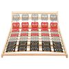 vidaXL Estrutura de cama com 12 ripas e cabeceira ajust&aacute;vel 120x200 cm