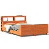 vidaXL Cama sem colch&atilde;o 160x200 cm madeira pinho maci&ccedil;o castanho-mel