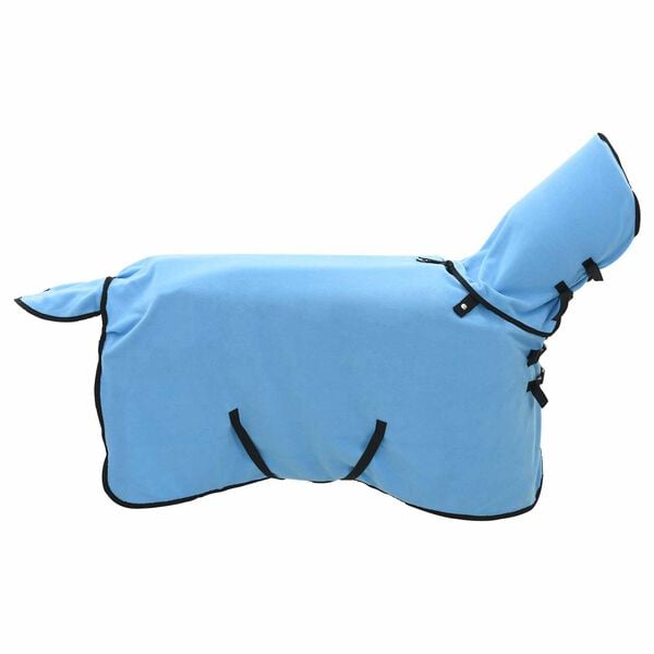 vidaXL Cobertor de Cavalo Aqua Completo 75 cm Poli&eacute;ster