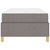 vidaXL Estrutura da Cama Cinzento-acastanhado 80 x 200 cm tecido