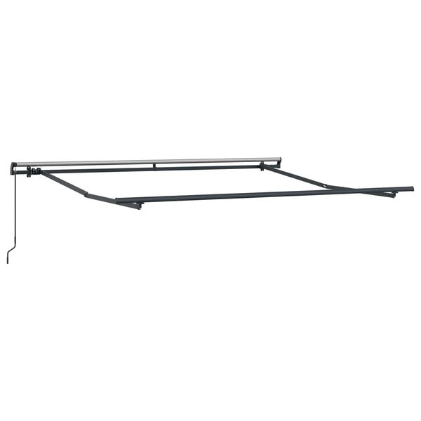 vidaXL Toldo Retr&aacute;til Cinzento-claro 300 x 250 cm Poli&eacute;ster e A&ccedil;o