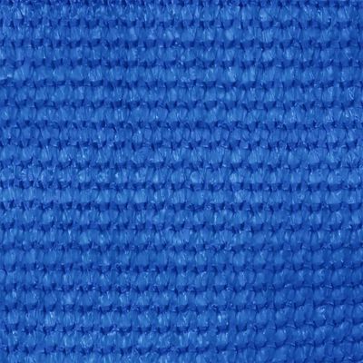 vidaXL Tela de varanda 75x500 cm PEAD azul