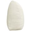 vidaXL Travesseiro para Costas Creme 160 x 24 x 50 cm Veludo