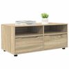 vidaXL Gabinete para TV com gaveta Carvalho Sonoma 100 x 48 x 43 cm