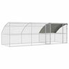 vidaXL Gaiola para galinhas com 2 portas 3 unid. Prateado