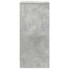 vidaXL Aparador 29,5x34x76 cm derivados de madeira cinza cimento