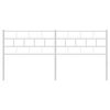 vidaXL Cabeceira de cama 160 cm metal branco