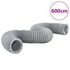 vidaXL Conduta de exaust&atilde;o PVC 6 m &Oslash;15 cm