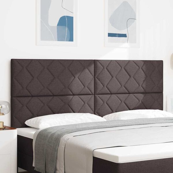 vidaXL Cabeceira Cinzento-claro 200 cm tecido