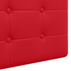 vidaXL Cabeceira Suspensa Vermelho 100 x 55 x 5 cm Couro Sint&eacute;tico