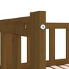 vidaXL Estrutura sofá-cama de puxar 2x(90x190)cm pinho maciço castanho
