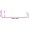 vidaXL Toldo lateral retr&aacute;til para p&aacute;tio 140x500 cm cinzento