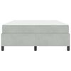 vidaXL Estrutura da Cama Cinzento-claro 160 x 200 cm tecido