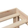 vidaXL Cama com estante sem colch&atilde;o 160x200 cm pinho maci&ccedil;o