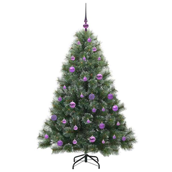 vidaXL &Aacute;rvore de Natal Artificial com 150 LEDs Verde 150 cm PE e PVC