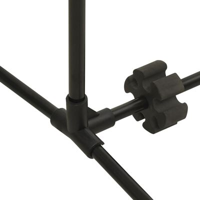 vidaXL Rede de badmínton ajustável 500x103x94-158 cm metal