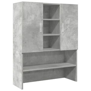 vidaXL Arm&aacute;rio m&aacute;quina de lavar 70,5x25,5x90 cm cinzento cimento