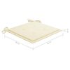 vidaXL Cadeiras de jardim 8 pcs c/ almofad&otilde;es madeira de ac&aacute;cia maci&ccedil;a