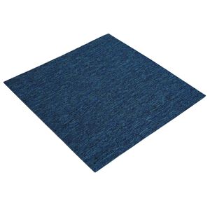 vidaXL Azulejo de Carpete Azul 50 x 50 cm 36 unid. PP e Betume