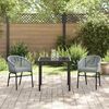 vidaXL Conjunto de Jantar para Jardim 3 pcs Antracite