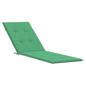 vidaXL Almofad&atilde;o para cadeira de terra&ccedil;o (75+105)x50x4 cm verde
