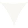 vidaXL Para-sol estilo vela 160 g/m&sup2; 4x4x4 m PEAD branco