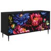 vidaXL Gabinete para TV KIEL 102 x 33 x 51 cm Carvalho Preto