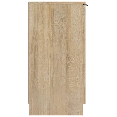 vidaXL Sapateira 59x35x70 cm derivados de madeira cor carvalho sonoma
