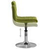 vidaXL Banco de bar veludo verde-claro