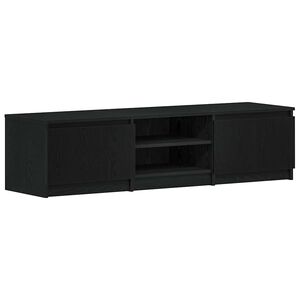 vidaXL M&oacute;vel de TV 140x40x36 cm derivados de madeira carvalho preto