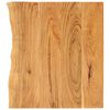 vidaXL Tampo p/ m&oacute;vel toucador WC 58x52x3,8 cm madeira ac&aacute;cia maci&ccedil;a