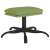 vidaXL Apoio de p&eacute;s 60x60x36 cm veludo verde-claro