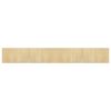 vidaXL Tapete retangular 60x400 cm bambu cor natural clara