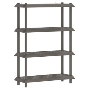vidaXL Unidade de Estante 4 n&iacute;veis 100 x 40 x 136,5 cm PP