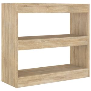 vidaXL Estante/divis&oacute;ria 80x30x72 cm cor carvalho sonoma