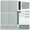 vidaXL Poste de Cerca Verde 100 x 0,5 m (malha de 12 x 12 mm)