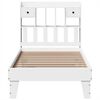 vidaXL Cama sem colch&atilde;o 90x190 cm madeira de pinho maci&ccedil;a branco