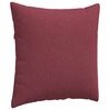 vidaXL Travesseiros de Sof&aacute; 2 pcs Vinho Vermelho 60 x 60 cm tecido