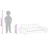vidaXL Sof&aacute; infantil 90x53x30 cm tecido cinzento-acastanhado