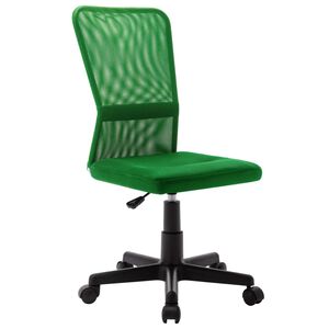 vidaXL Cadeira de escrit&oacute;rio 44x52x100 cm tecido de malha verde